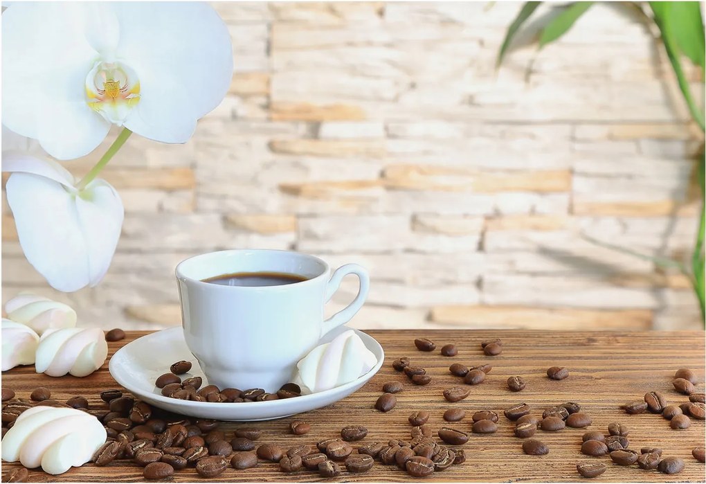 Fotótapéta Flizelin Dekoratív tapéta Virágos relaxáció 152x104 Ragasztó