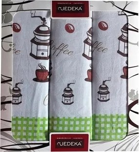 Konyhai Törlőkendő Szett 3db 50x70 Pamut 100% Fagylalt 04