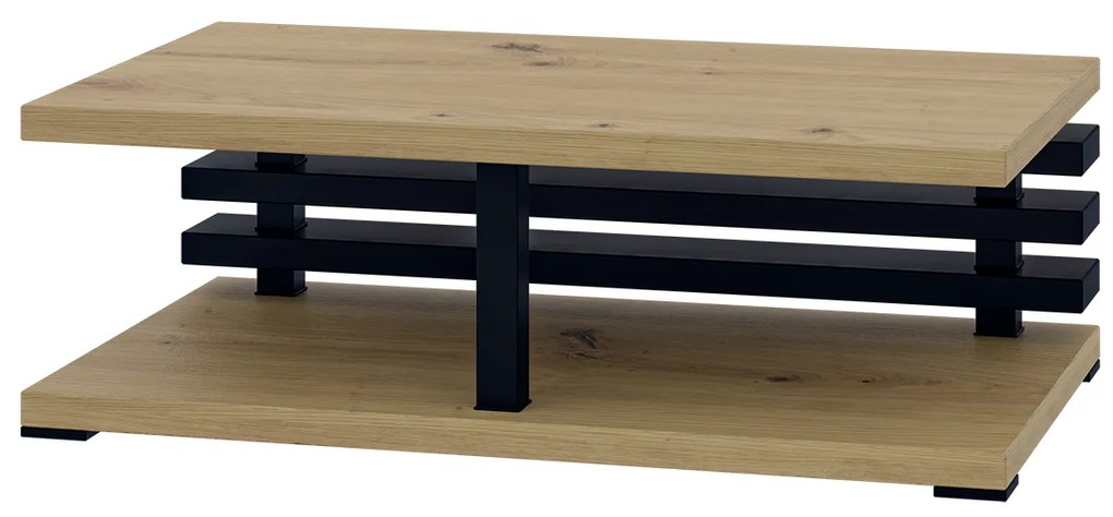 Dohányzóasztal Altax (artisan + fekete). 1055158