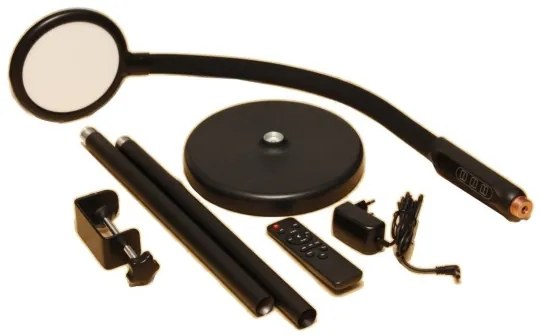 LED Dimmelhető lámpa 3in1 LED/12W/230V fekete CRI 90 + távirányítás