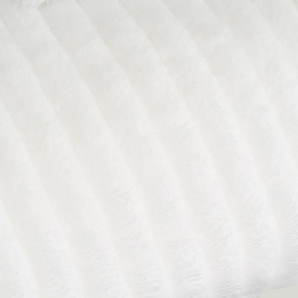 Fehér mikroplüss takaró 130x160 cm Fur Velvet – Casa Selección