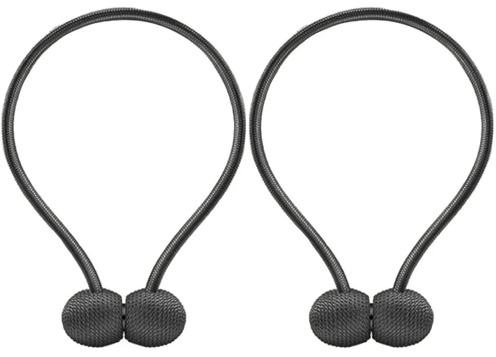 2 db mágneses függönykapcsos készlet UMBRA, fekete