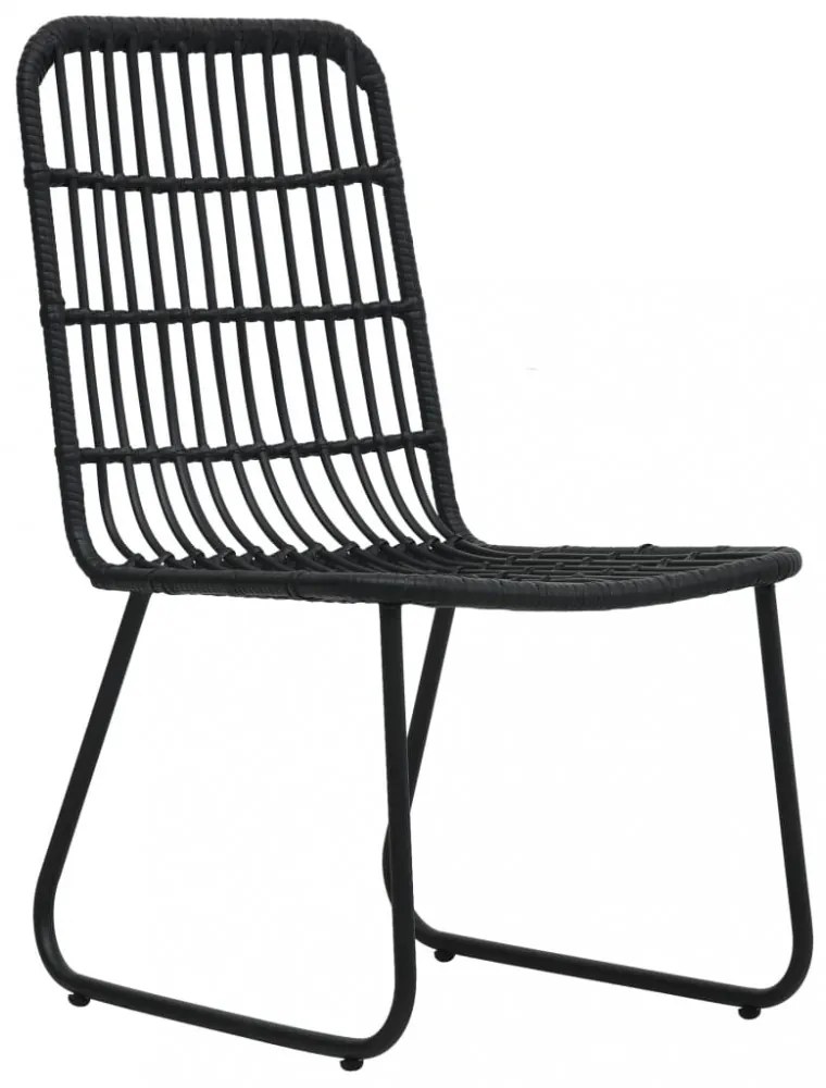 5 részes polyrattan és üveg kültéri étkezőgarnitúra