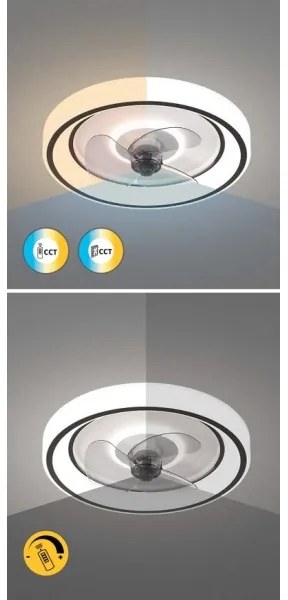 Rabalux 71009 - LED Dimmelhető mennyezeti ventilátor HORACIO LED/67W/230V + távirányító