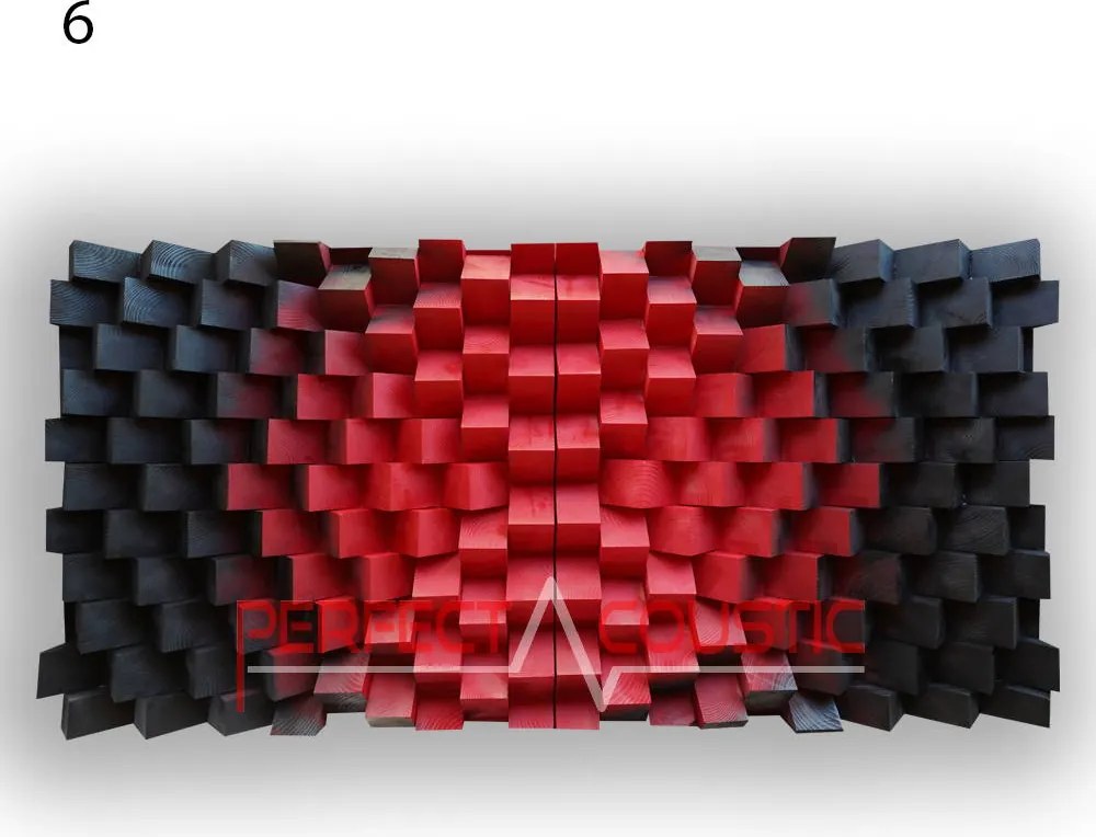 Fali panel 70x140x7cm-design panel - diffúzor 4-szín - 140x70x7cm