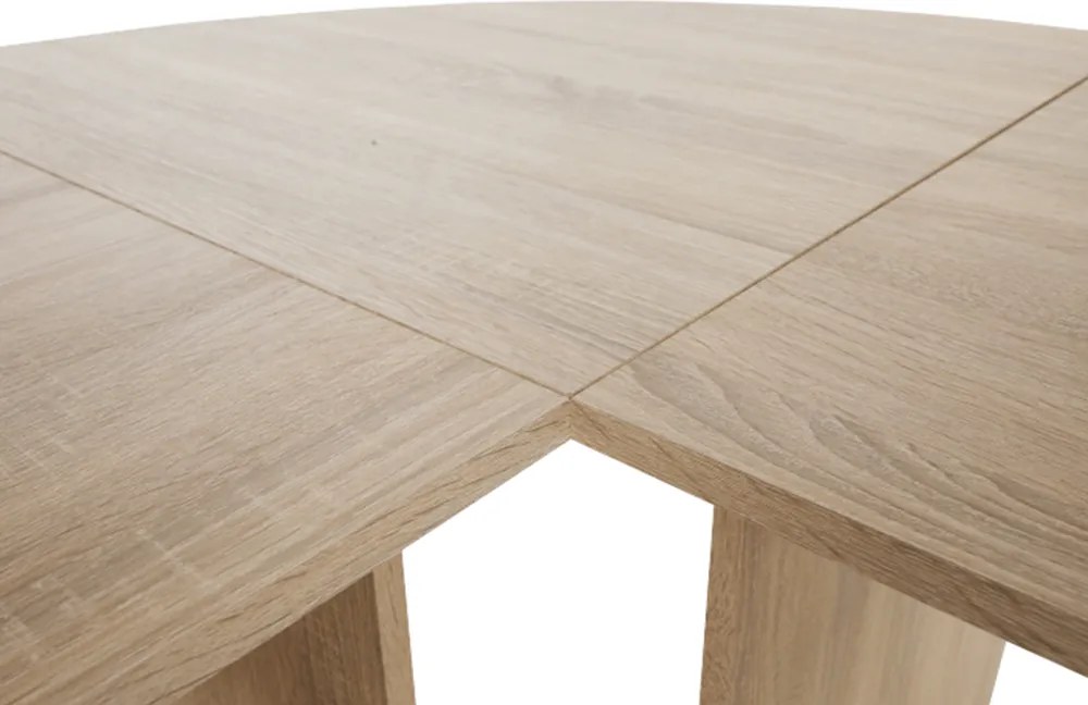 Sarok számítógépasztal, sonoma tölgyfa/fehér, MAURUS NEW MA11