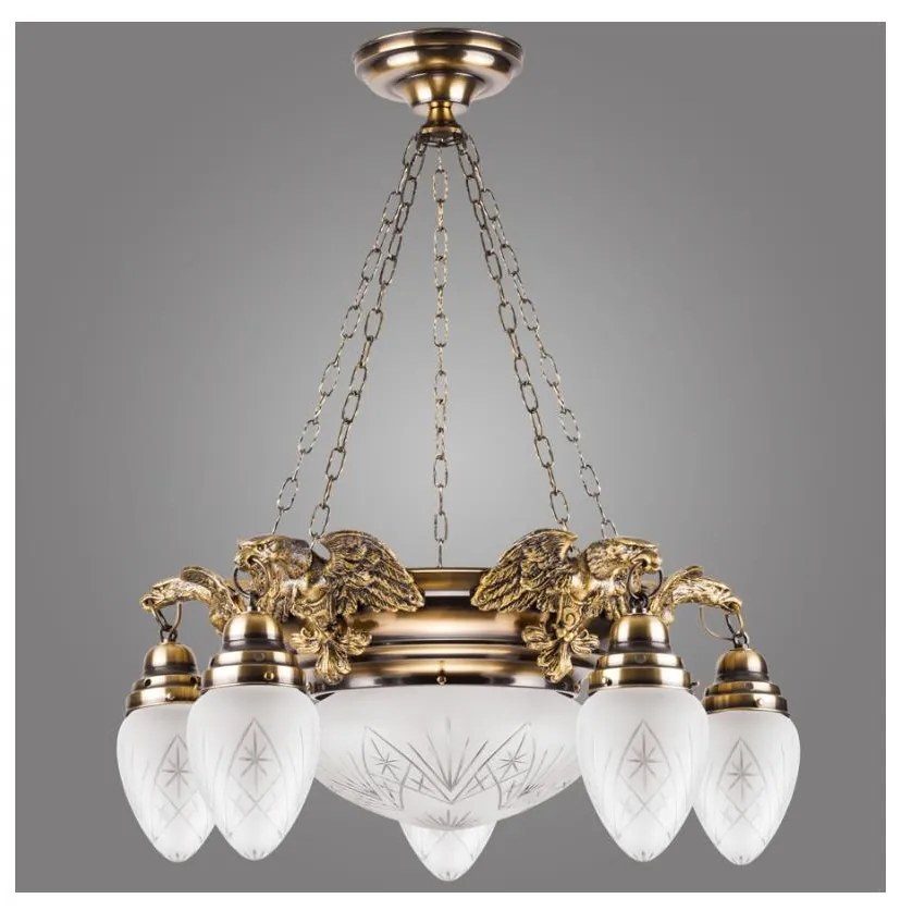 Kemar OW50/P - EAGLE függeszték 5xE27/60W/230V + 1xE27/100W/230V