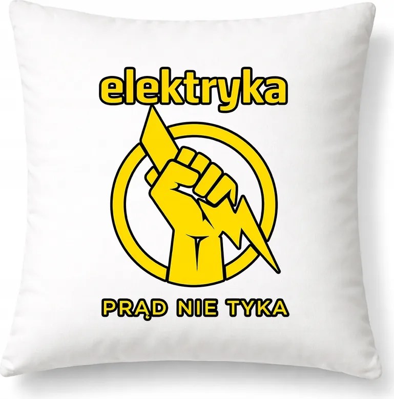 Szülinapi Párna Villanyszerelőnek Áram nem Ketyeg Fehér