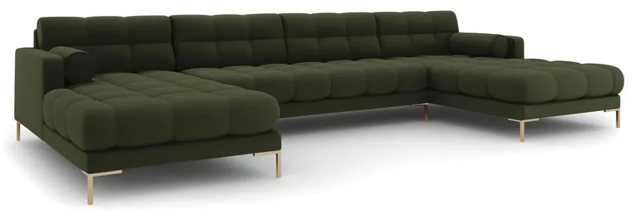 Zöld sarokkanapé (U alakú) Bali – Cosmopolitan Design