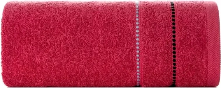 Suzi törölköző 50x90 piros 500 g/m2 pamut frottír
