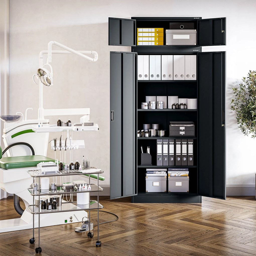 Moduláris felső szekrény EWA Compact 800 x 380 x 400 mm, antracit