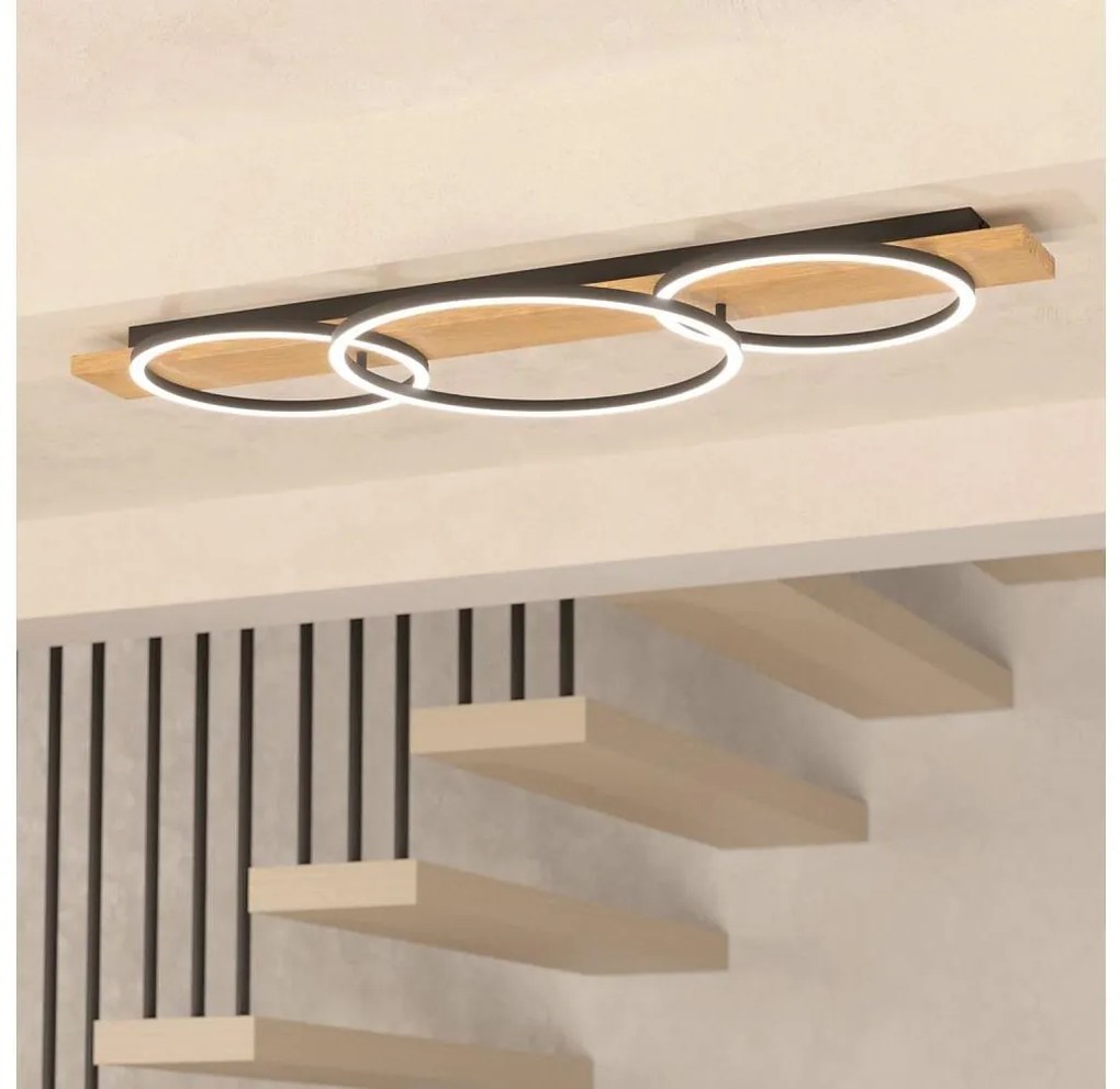 Eglo 99468 - BOYAL LED mennyezeti lámpa 2x12W, 230V, távirányítóval