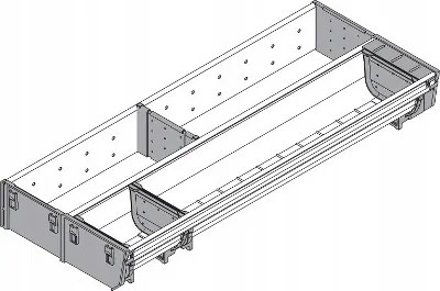 Blum ZSI.500KI2N Orgaline 500 mm-es evőeszköztartó
