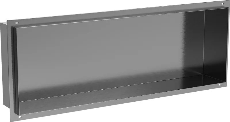 Mexen X-Wall-NR perem nélküli beépített polc 60 x 20 cm, gun grey kefélt - 19E1602010