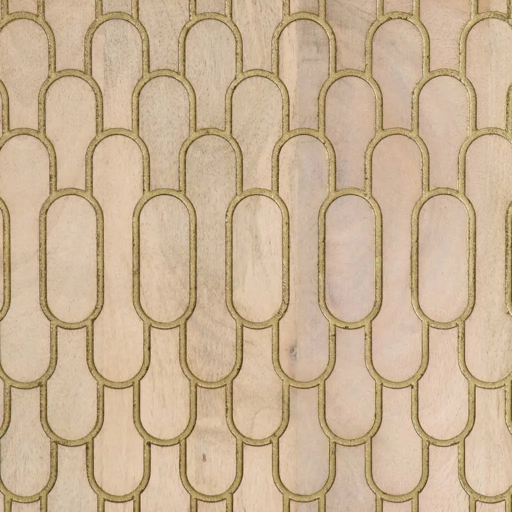 tömör mangófa tálalószekrény 60 x 33 x 75 cm
