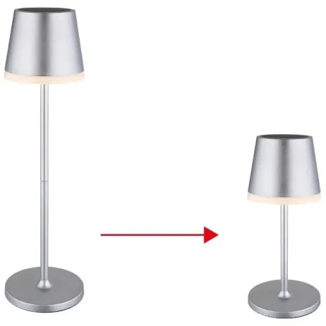 Globo 36637SM - LED Napelemes lámpa LED/0,6W/3V 3000K IP44 matt króm