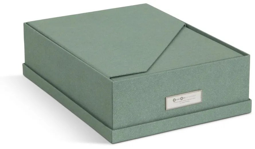 Zöld karton rendszerező szett 5 db-os dokumentumokhoz Holger Canvas Paper Laminate – Bigso