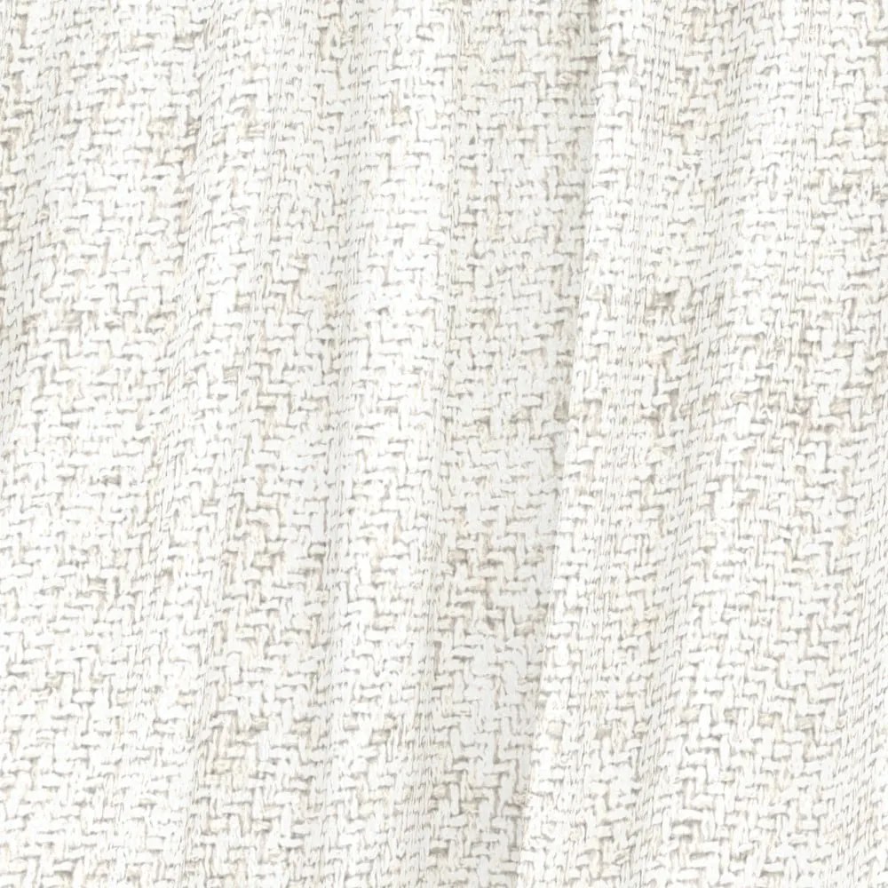 Krémszínű kárpitozott ágyneműtartós franciaágy ágyráccsal 200x200 cm Solvo – Maison de Rêve