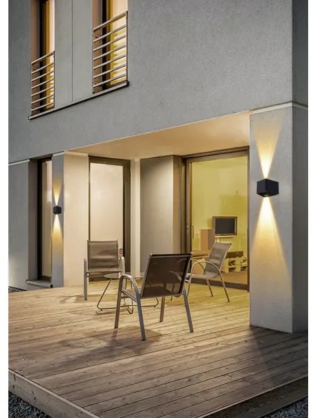 Immax 08489L - LED napelemes fali lámpa szenzorral LED/2W/5V IP54