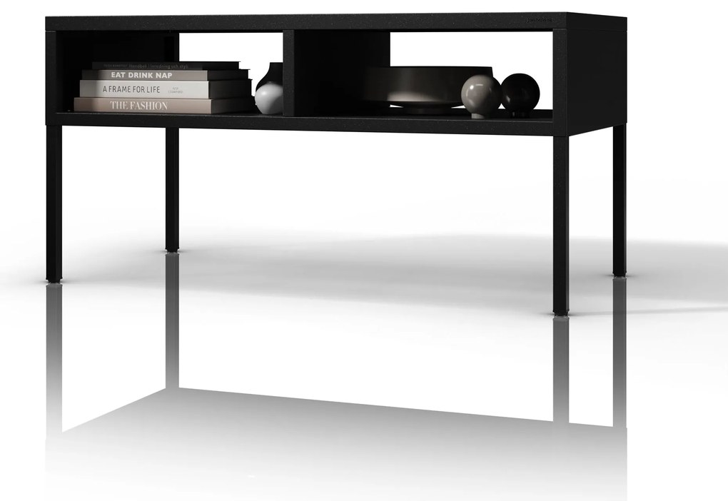 MATTEO dohányzóasztal 900 x 450 x 450 mm, fekete