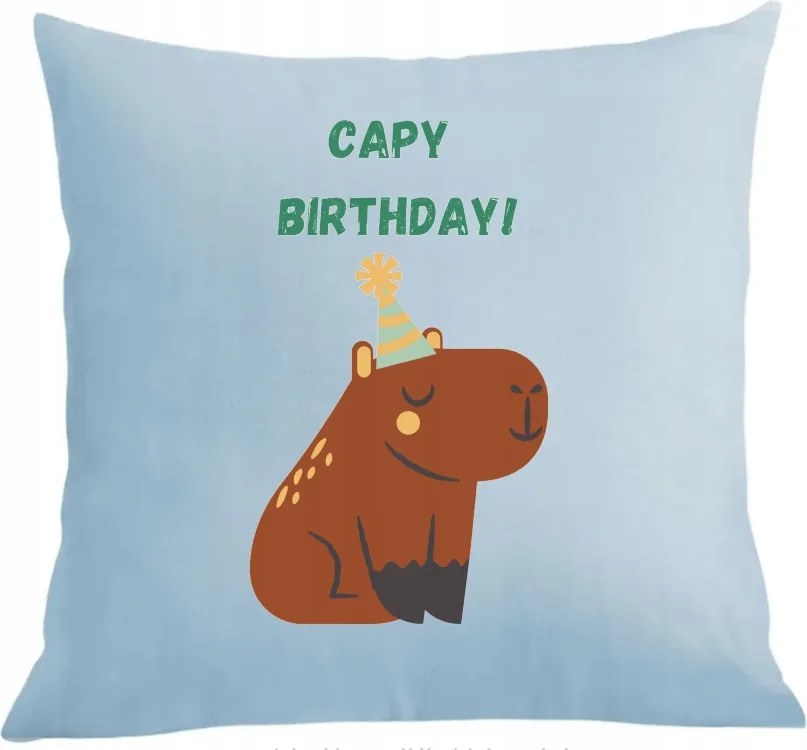 Párna párnahuzat Születésnapi ajándék Kapibara