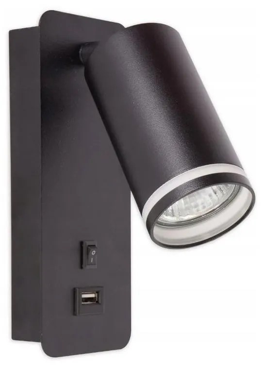 Illumaxx Fali spotlámpa 1xGU10/35W/230V USB OS1295