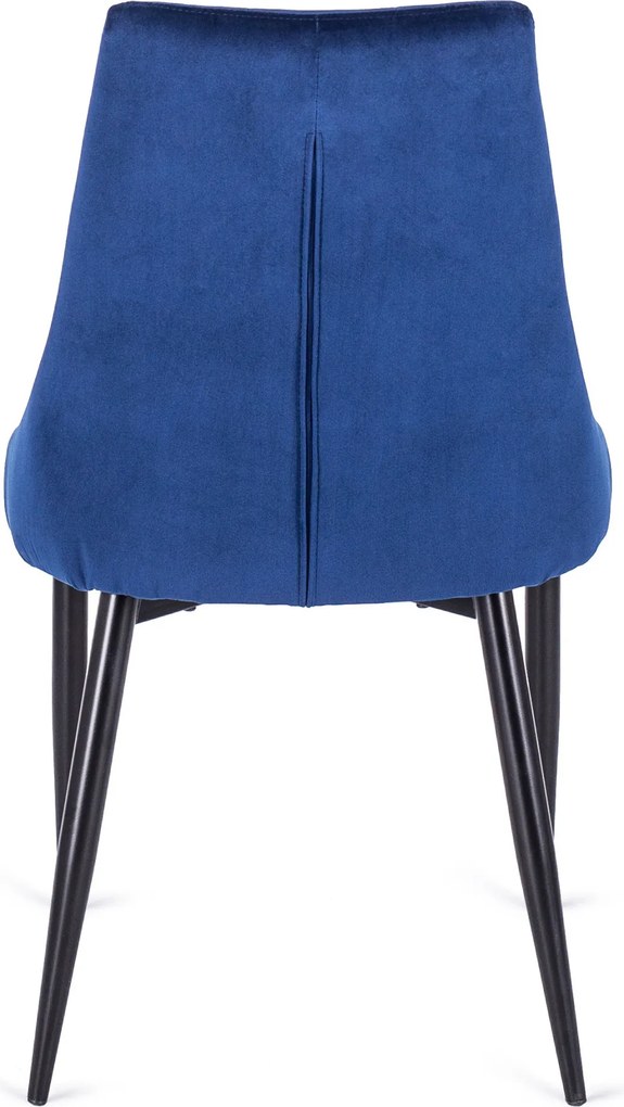 Szék sötétkék bársony kivitelben. CORK