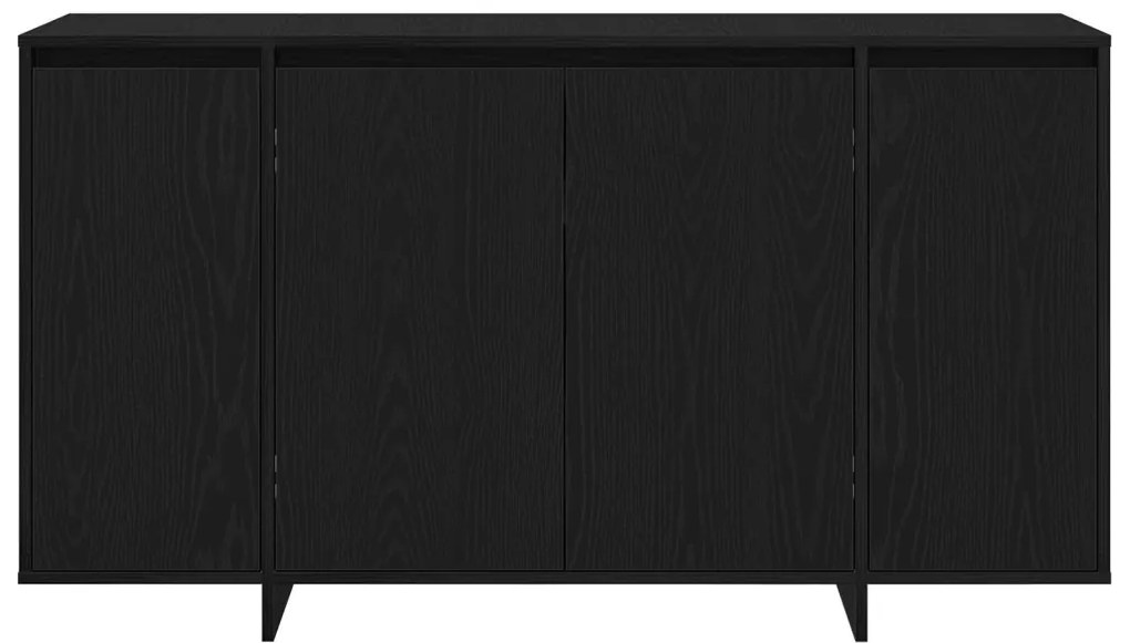Fekete Tölgy Oldalszekrény Fekete tölgy Fa furnér 135 x 41 x 75 cm