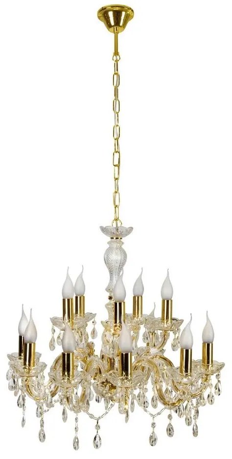 Csillár láncon MARIA TERESA 12xE14/40W/230V