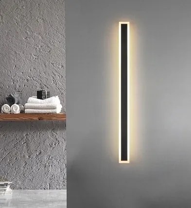 Bar-Uno Led fali lámpa 80 cm, 31W, fekete