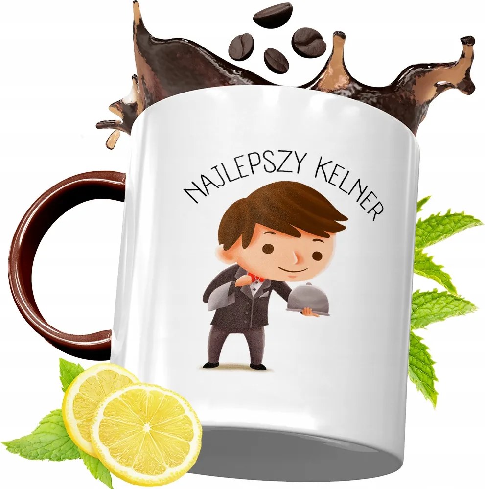 Bordó Bögre Pincérnek Születésnapra Ajándék fényképes nyomtatással