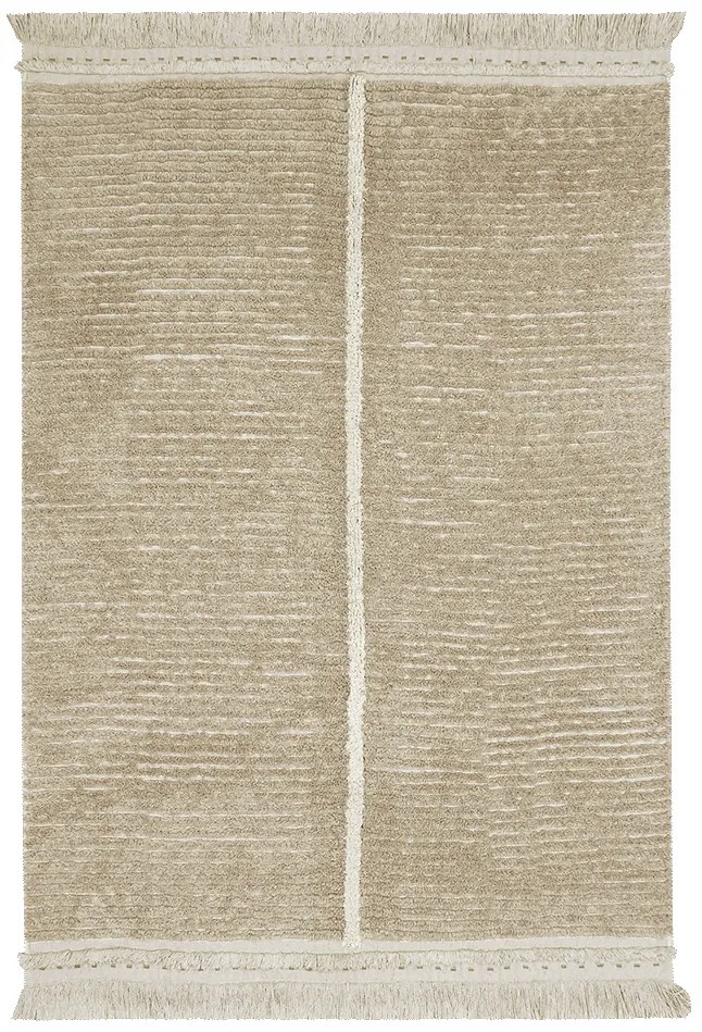 Bézs pamut szőnyeg 170x240 cm Duetto Sage – Lorena Canals