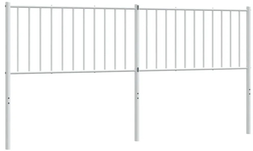 fehér fém fejtámla 180 cm