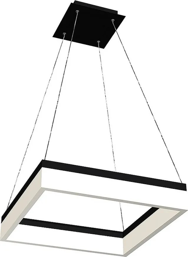 MILAGRO ML081 NERO Modern Led Függesztett Lámpa Fehér, Fekete LED IP20