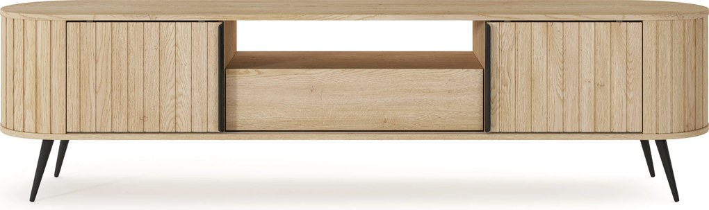 Luvio TV-szekrény 196 cm fiókkal - cremona tölgy
