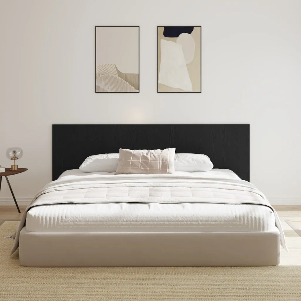 fekete tölgy fal fejtámla 240x1.5x80 cm Műanyag fából
