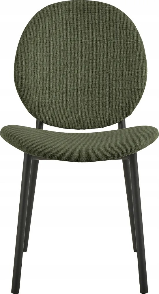 Kárpitozott szék étkező konyha nappali háttámla erdei zöld Cliff