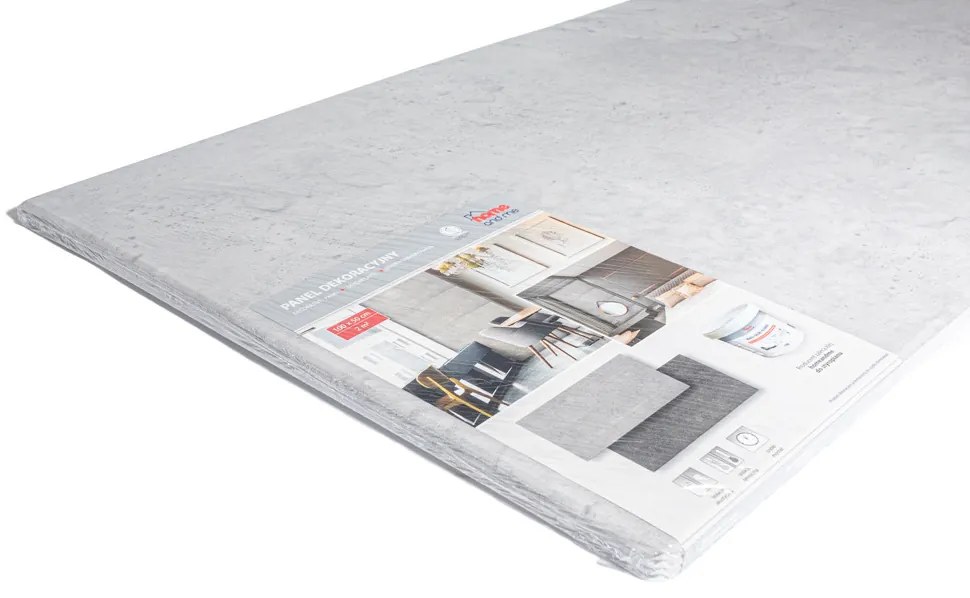 Polisztirol dekorpanel, Beton világos, 2 m2-es csomag