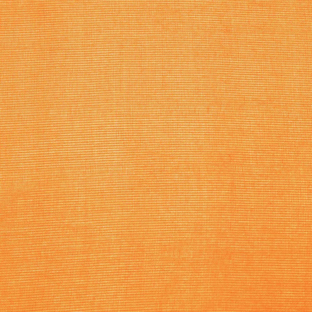 2 db narancssárga fátyolfüggönyök rojtokkal 140x300 cm