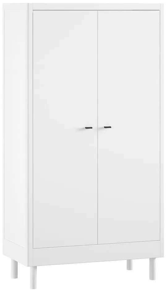 Fehér bükkfa gyerek ruhásszekrény 100x190x55 cm Forrest – Vipack
