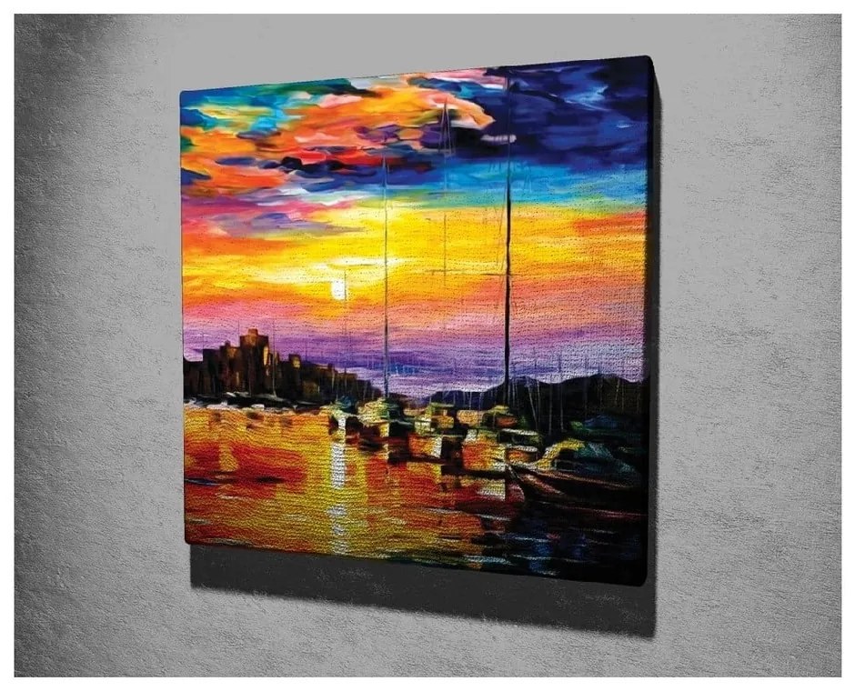 Vászon fali kép Leonid Afremov másolat, 45 x 45 cm