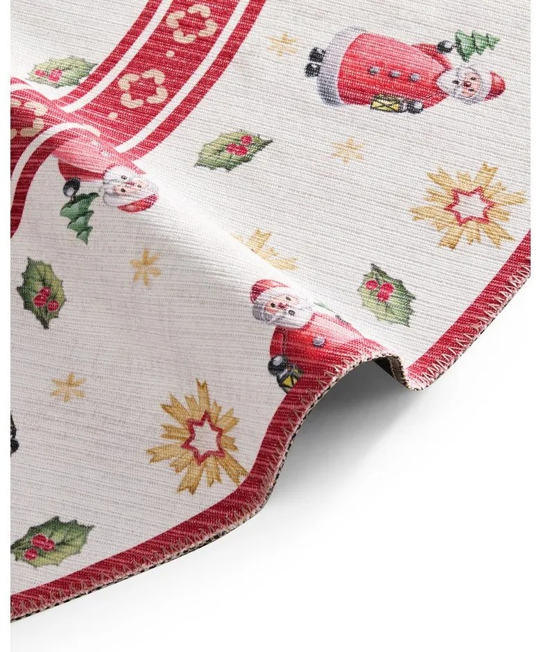 Piros kerek szőnyeg karácsonyi mintával ø 160 cm Toy's Delight Santa Claus – Villeroy&amp;Boch