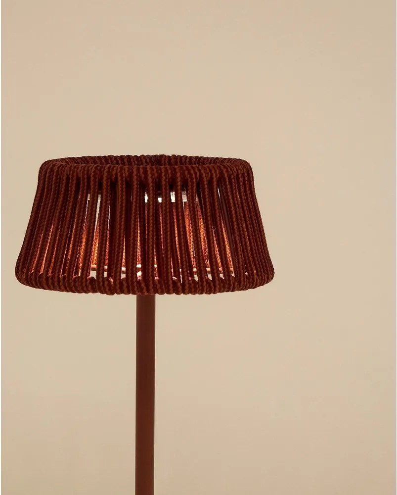 Napelemes LED asztali-hordozható kültéri lámpa ø 11 cm Aldet – Kave Home