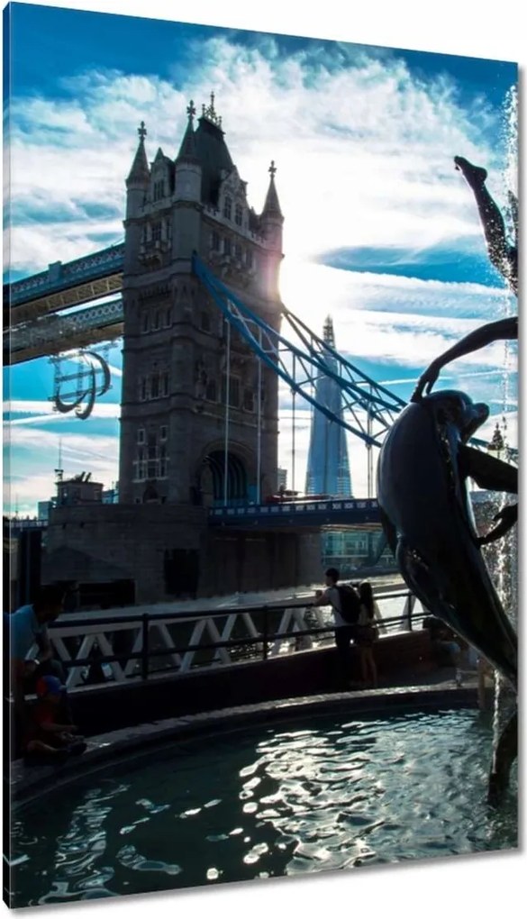 Vászonkép 80x120 Nyugat Uk Gb Tower Bridge