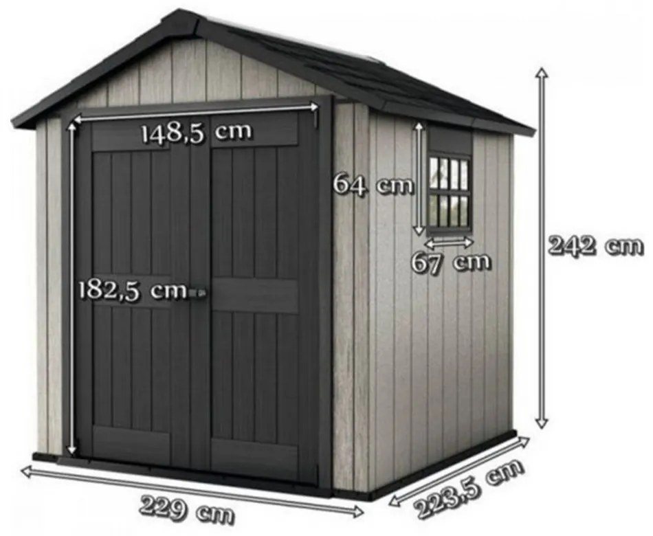 Oakland kerti szerszámos ház 757