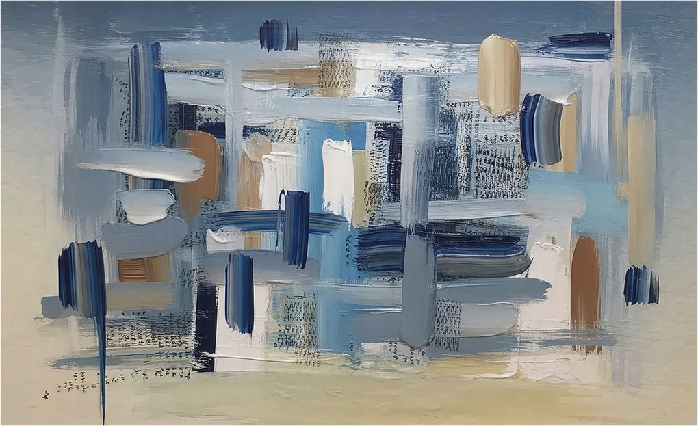 Fotótapéta Flizelina Dekoratív irodai ecsetek absztrakt 416x254 ragasztó