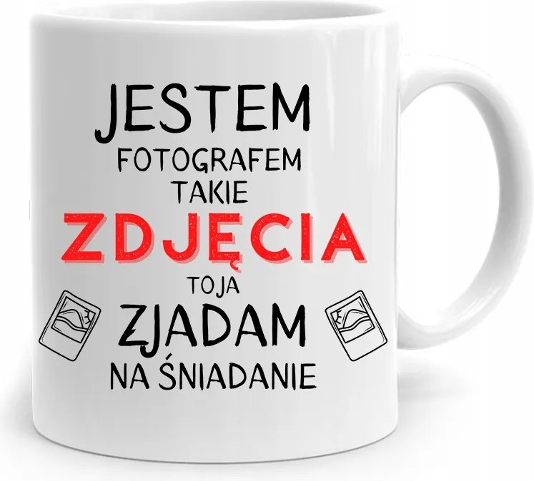 Bögre Fotósnak Fotók Reggelire Nyomtatott Fotóval