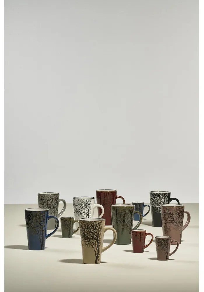 Világos rózsaszín agyagkerámia eszpresszó bögre szett 4 db-os 100 ml Hela – Villa Collection