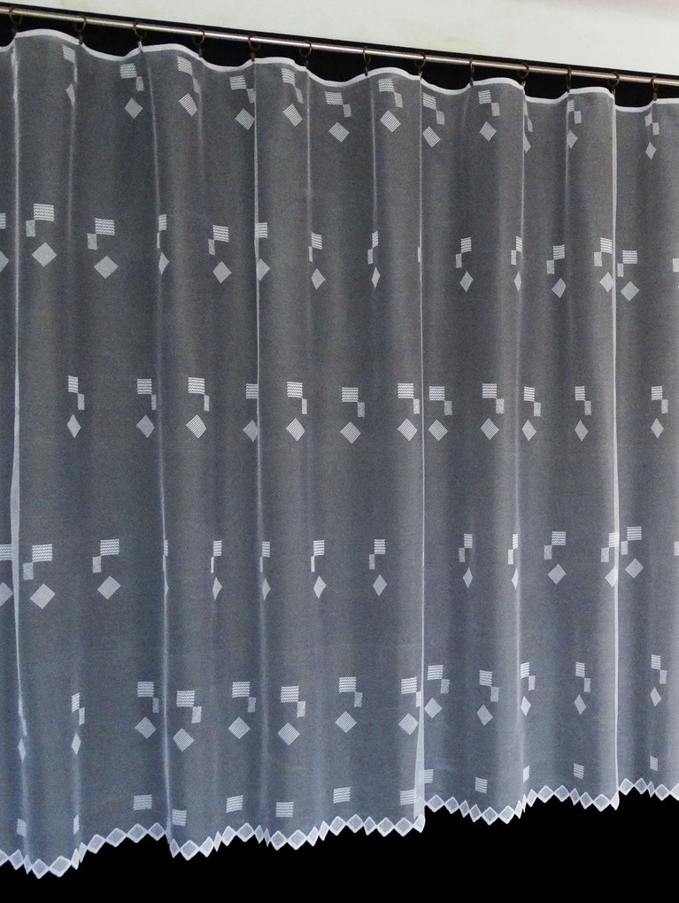 Mg Függöny 610/27 Fehér 400X180cm Kész Szalaggal M