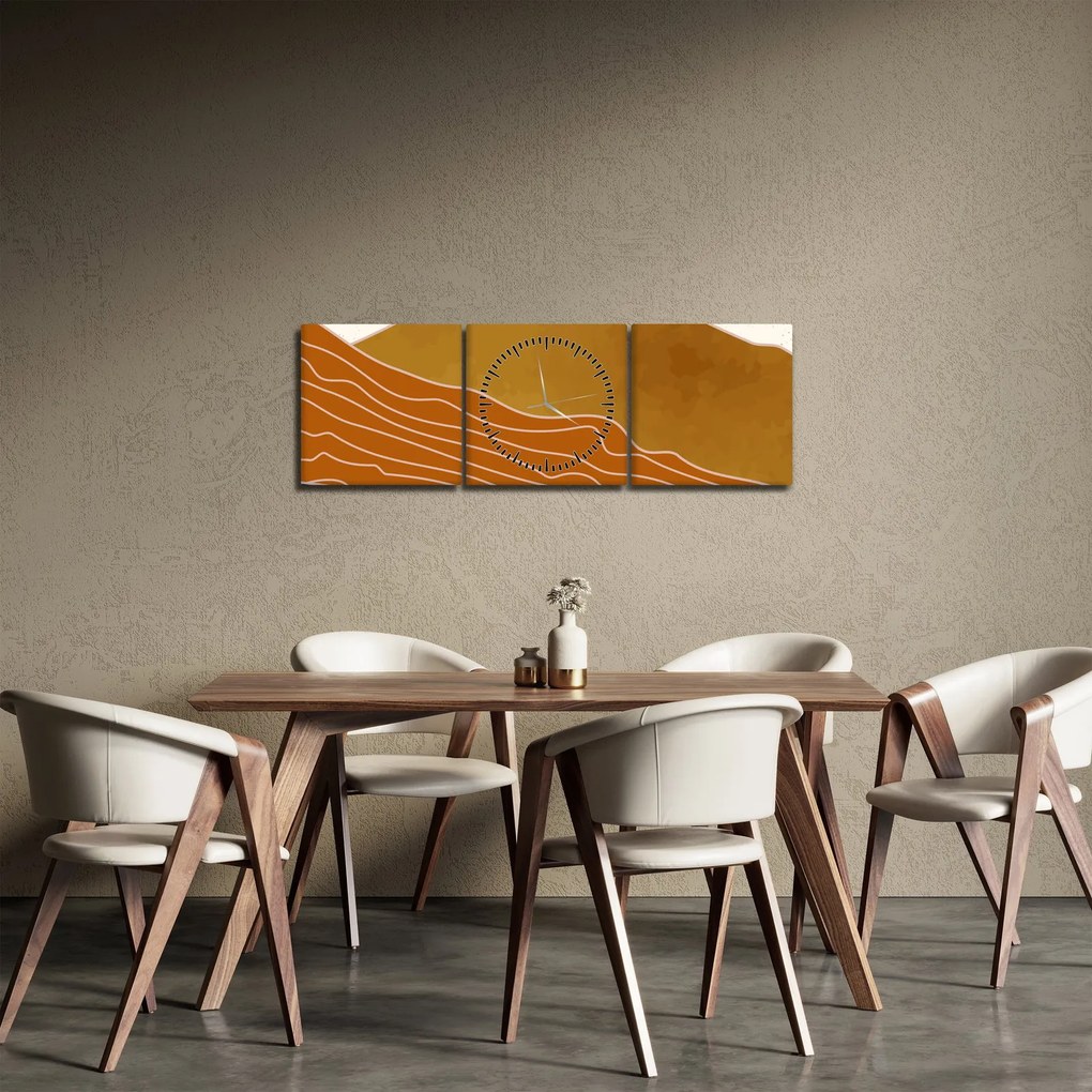 Kép - Naplemente (órával) (90x30 cm)